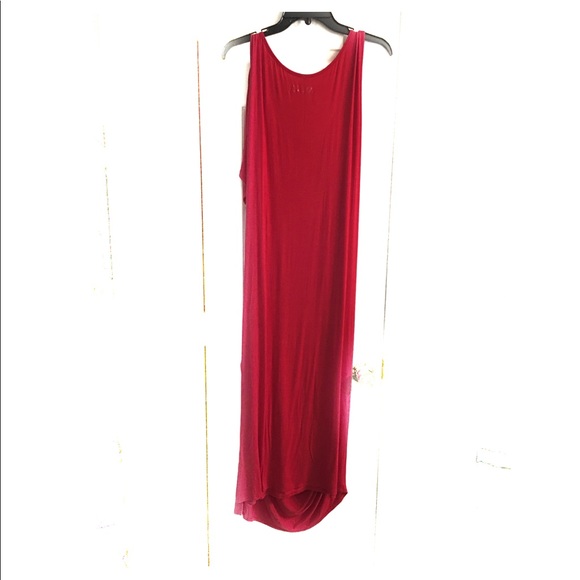 Seven7 red ruched knit dress - Picture 5 of 7